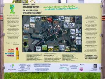 Kunst und Kulturrouten Infotafel