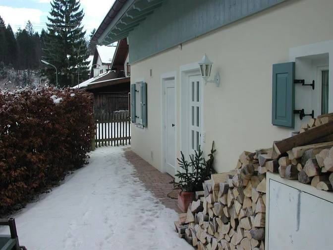 Hofansicht im Winter