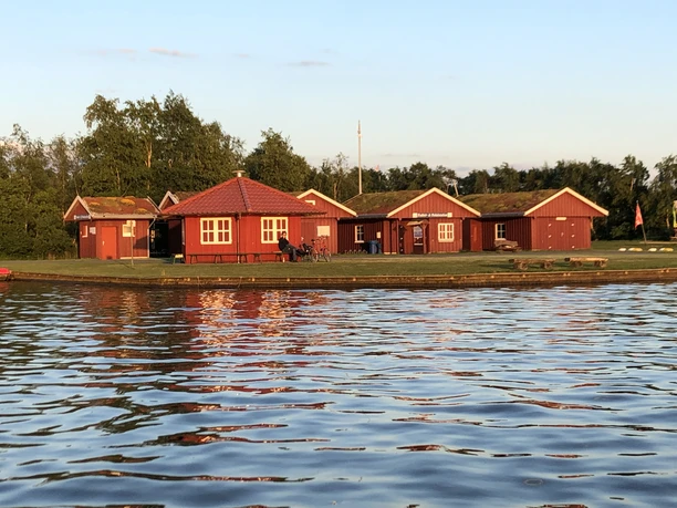 Blick auf die Paddel- und Pedalstation