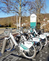 Nextbike-Verleihstation Bahnhof Eitorf