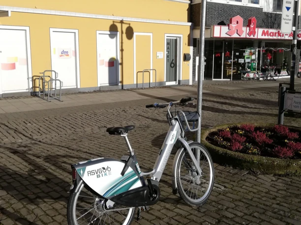 Nextbike-Verleihstation am Eitorfer Marktplatz