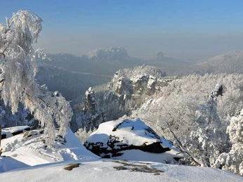 Sächsische Schweiz im Winter