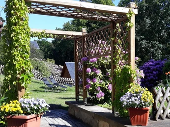 Der Zugang zur Ferienwohnung