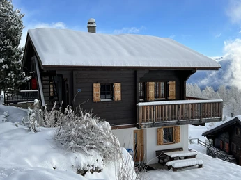 verschneites Chalet
