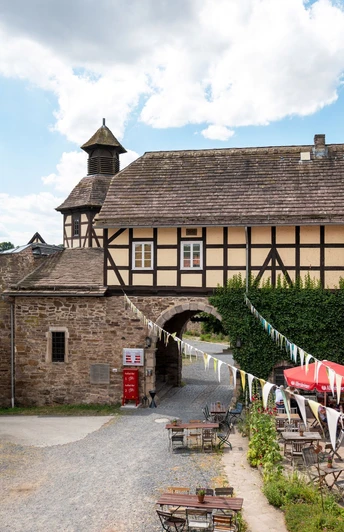 Innenhof Wasserschloss Wülmersen