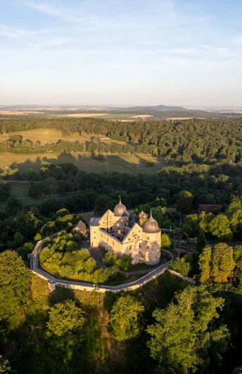 Schloss Sababurg von oben