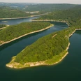 Urftstausee im Nationalpark Eifel