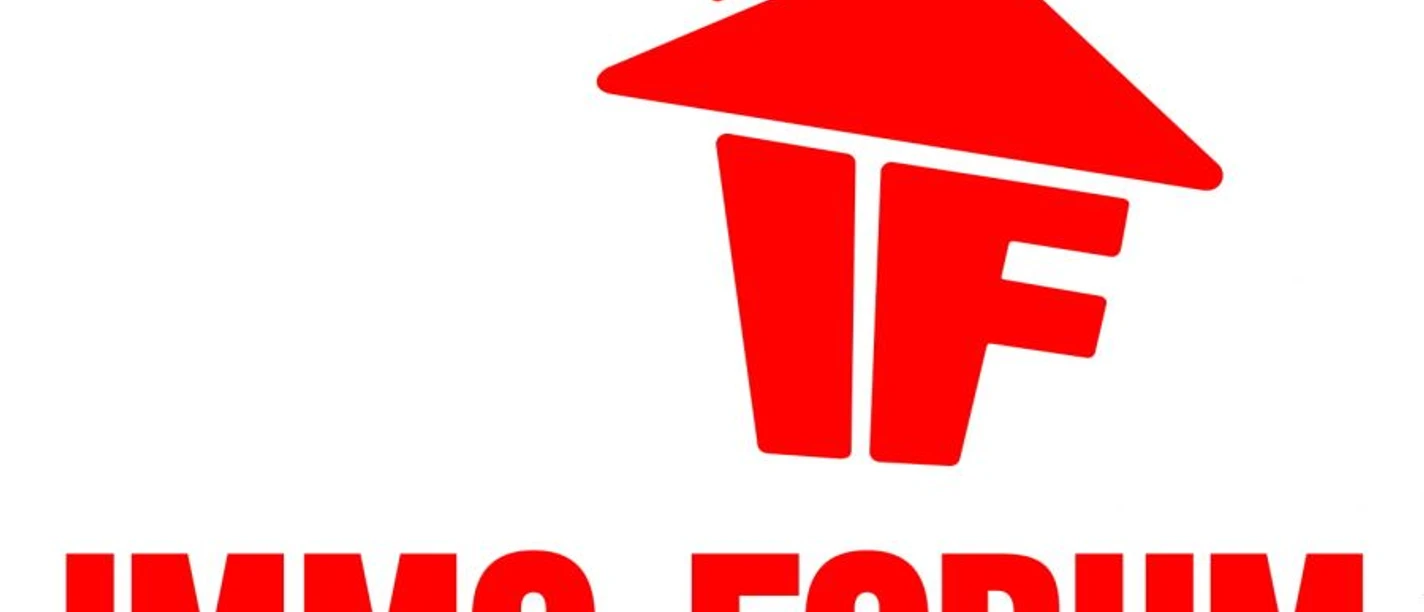 if_logo.jpg Rot-weißer Schriftzug "IMMO-FORUM" mit stilisiertem Hausdach und dem Buchstaben "IF" darüber.