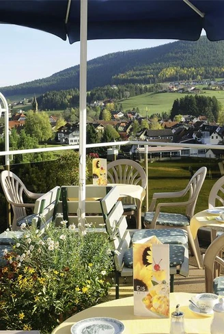 Terrasse - Café-Pension Hagkopf