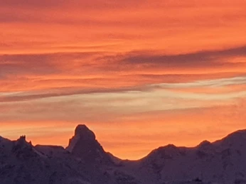 Matterhorn im Abendrot
