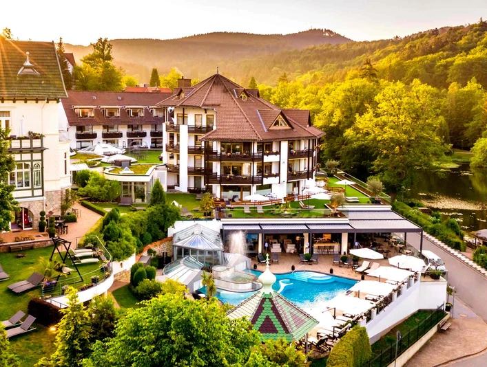 RoLigio und Wellness Resort Romantischer Winkel - Luftaufnahme RoLigio und Wellness Resort Romantischer Winkel - Luftaufnahme