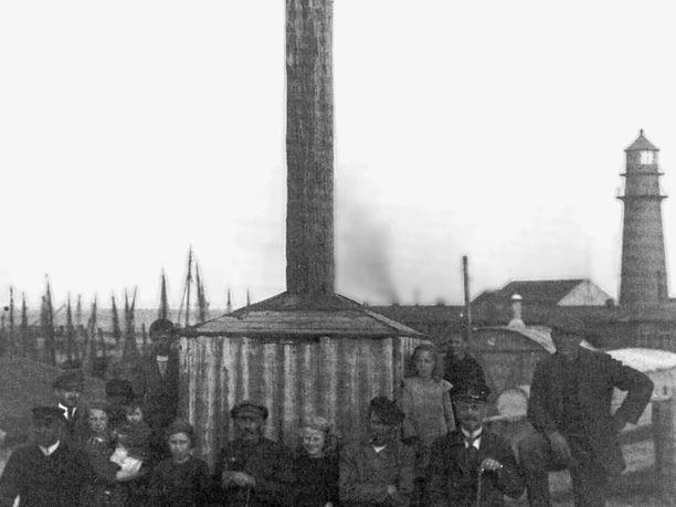 Der erste Leuchtturm von Büsum