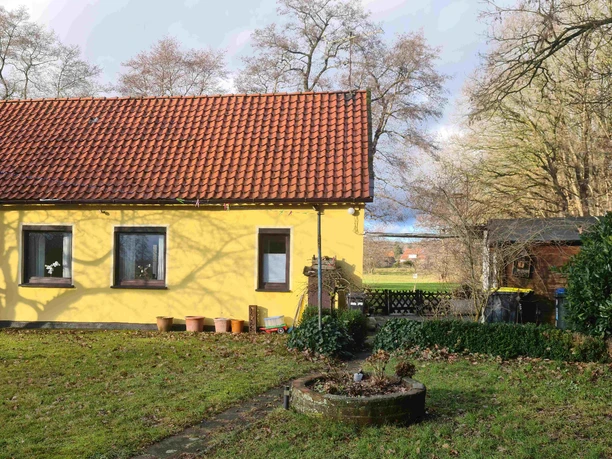 Garten der Ferienwohnung Zeven Garten der Ferienwohnung Zeven