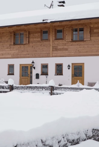 Unser Haus im Winter