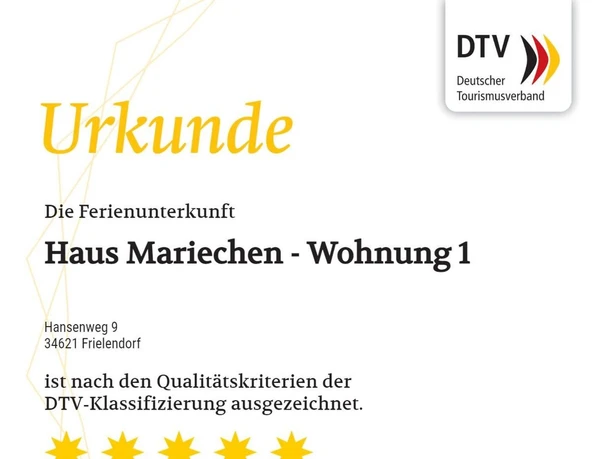 Zertifizierungsurkunde