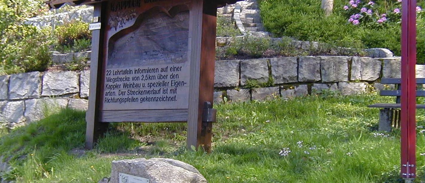 Startpunkt Weinlehrpfad