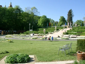 Sonnentreppe im Bad Wildunger Kupark.