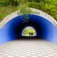 Quellentunnel im Kurpark Bad Wildungens.