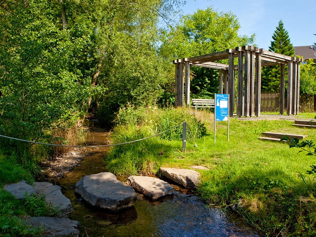 Schlossquelle im Bad Wildunger Kurpark.