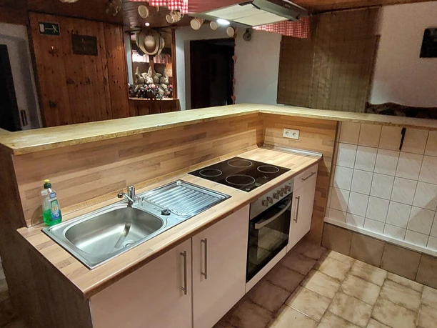 Gemeinschaftsküche für alle Gäste des Hauses