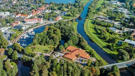 Oste-Hotel Bremervörde aus der Vogelperspektive Oste-Hotel Bremervörde aus der Vogelperspektive