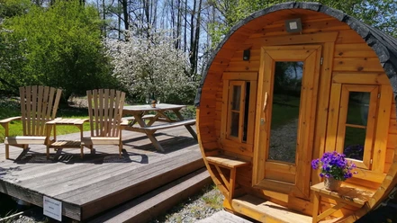 Camping barrel Milchschafhof Brünjes