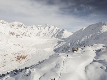 Winterstimmung in der Aletsch Arena