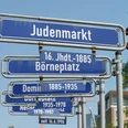 Börneplatz Straßenschild