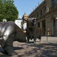 Bulle und Bär Börse