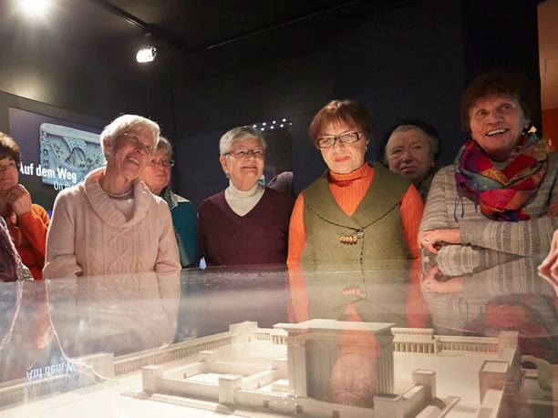 Bibelhaus Innenansicht Modell