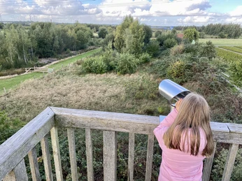 Kapellenmoorgraben, Niederlangen – Ausflug zum Aussichtsturm_Informationshütte ©Naturpark Moor-Veenland (26).jpeg