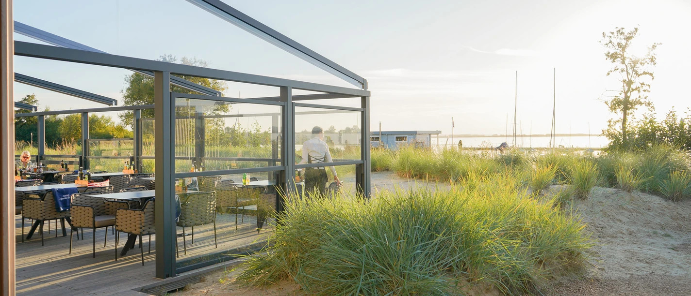 Terrasse Restaurant im Marissa Ferienpark