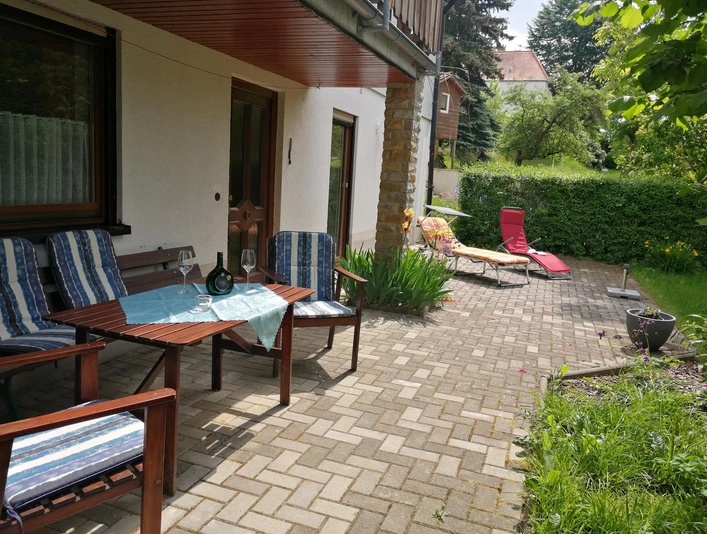 Terrasse - Ferienwohnung "Rauschenstein"