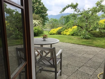 Blick vom Wohnzimmer