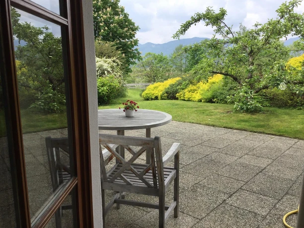 Blick vom Wohnzimmer