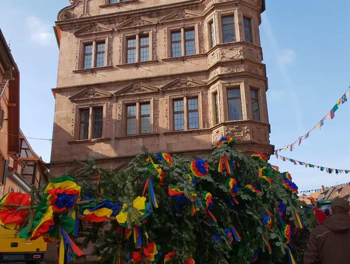 Gernsbach Narrenbaumstellen Altes Rathaus 2023