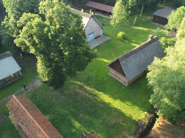 Luftbild Historischer Moorhof Augustendorf