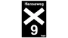Markierung Qualitätsweg Hansaweg X9 Markierung Qualitätsweg Hansaweg X9
