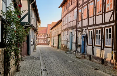 Hornburg, Nördliches Harzvorland, Niedersachsen, Deutschland Hornburg, noordelijk voorland van de Harz, Nedersaksen, Duitsland