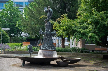 Burgers' fontein op de Platz des Westfälischen Friedens Burgers' fontein op de Platz des Westfälischen Friedens