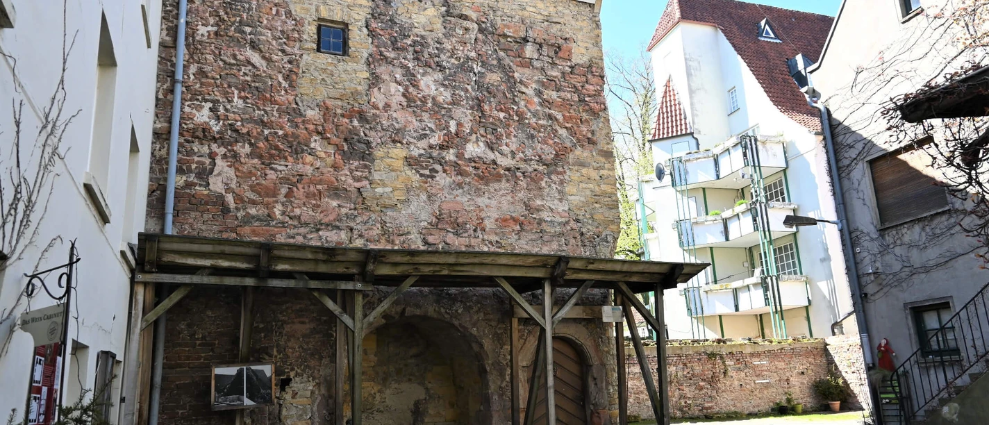 Steinwerk an der Bierstraße 7 in Osnabrück Steinwerk in Bierstrasse No. 7 in Osnabrück