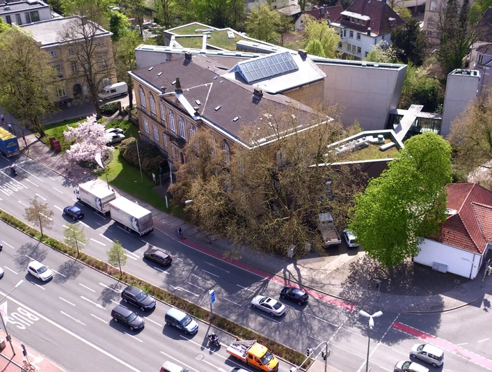 MQ4 - Luftansicht MQ4 LuftansichtMuseum Quarter Osnabrück - Aerial viewMuseumkwartier Osnabrück - Luchtfoto