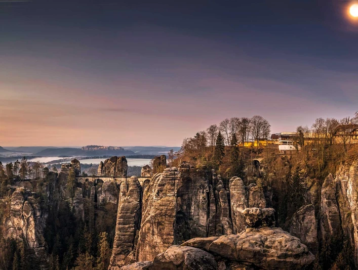 Berghotel Bastei im Panorama