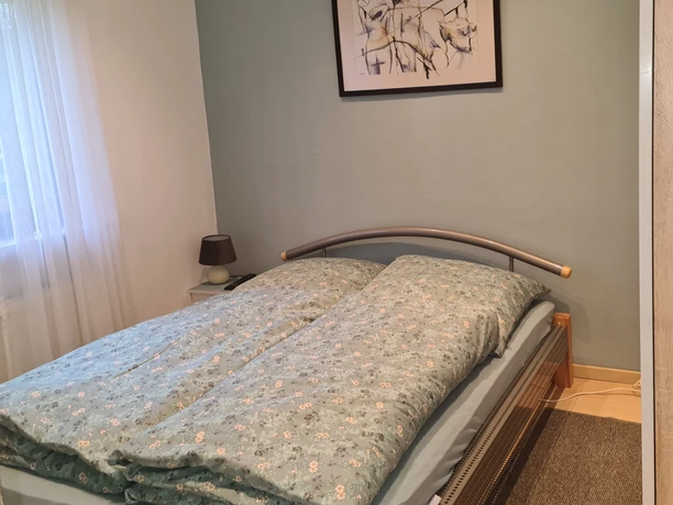 Slaapkamer van het vakantie appartement Zeven