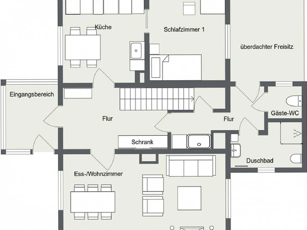 Grundrisse Erdgeschoß