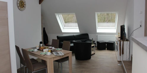 FeWo Schünenbusch - Essbereich-Wohnzimmer