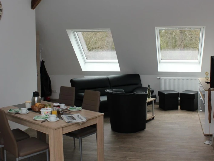 FeWo Schünenbusch - Essbereich-Wohnzimmer