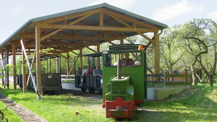Moorbahn im Bahnhof Moorbahn im Bahnhof