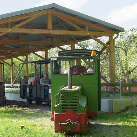Moorbahn im Bahnhof Moorbahn im Bahnhof