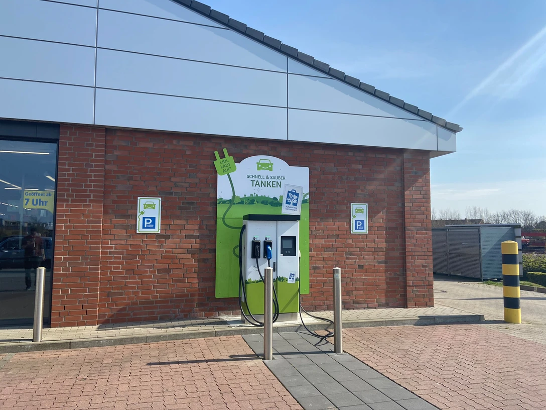 eTankstelle beim Sylter Lidl